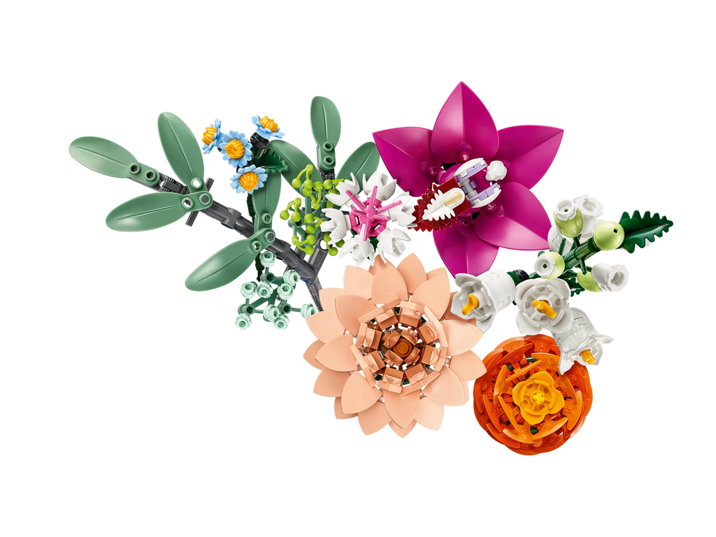 Buquê de Flores Cor-de-Rosa Elegante – 749 peças