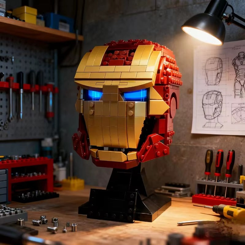 Capacete do Iron Man – Marvel – 480 peças
