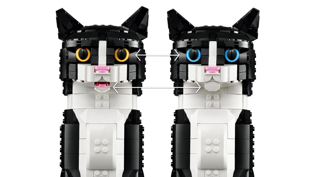 Gato Preto e Branco – 1710 peças