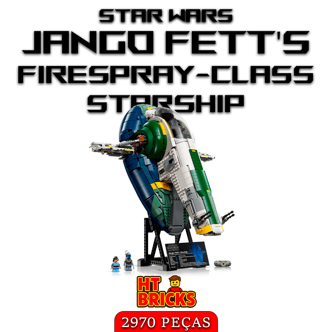 Jango Fett's Firespray-class Starship – 2970 peças