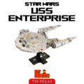 USS Enterprise - Star Trek – 729 peças