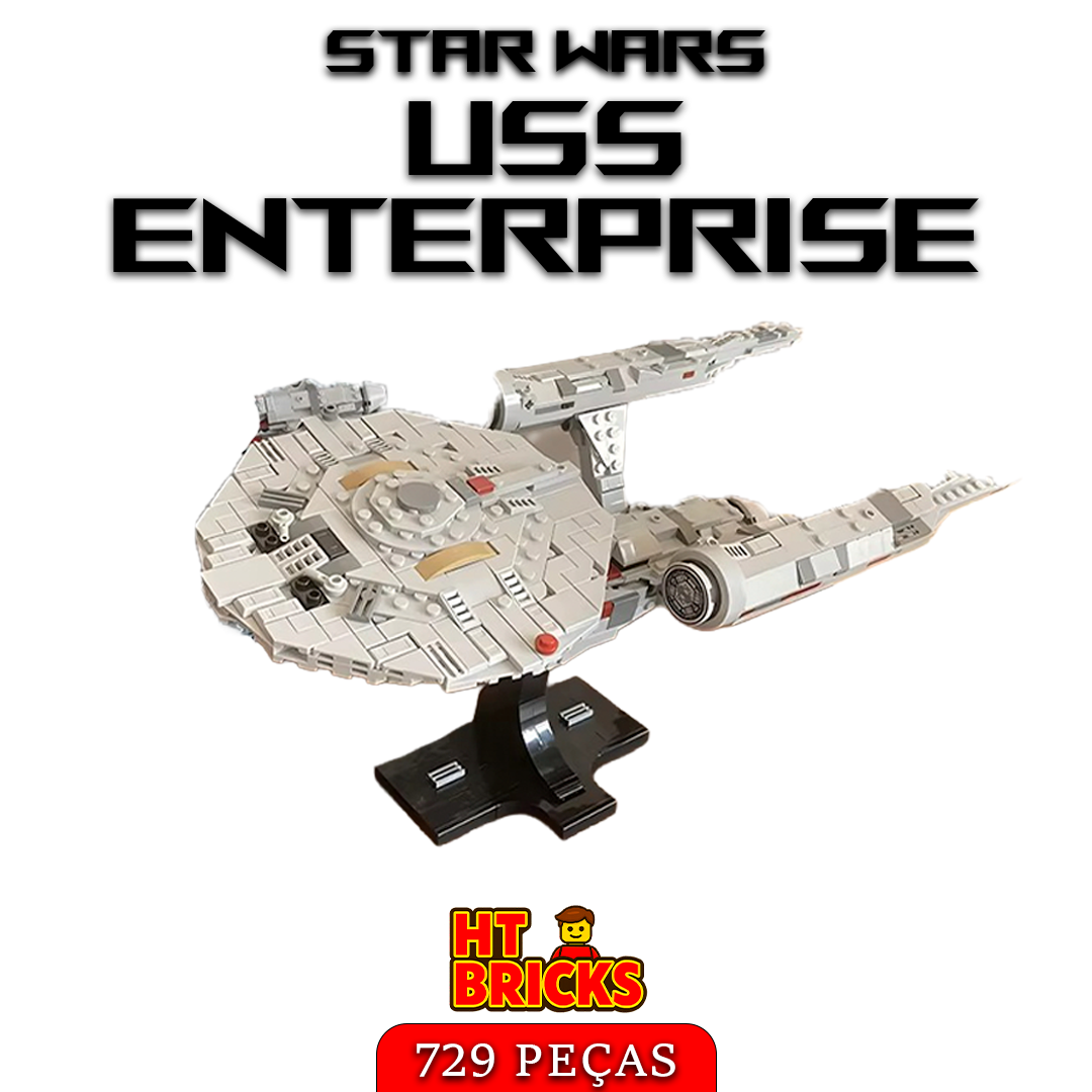 USS Enterprise - Star Trek – 729 peças
