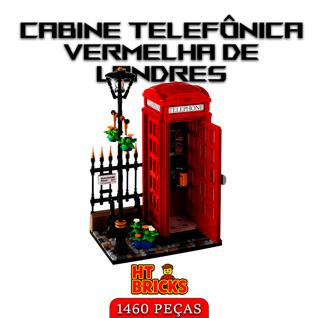 Cabine Telefónica Vermelha de Londres – 1460 peças