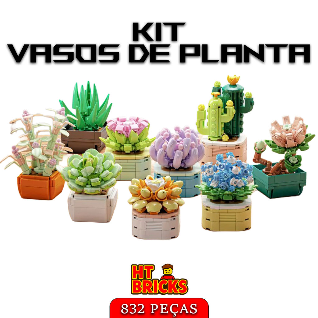 Kit Vasos de Planta – 832 peças