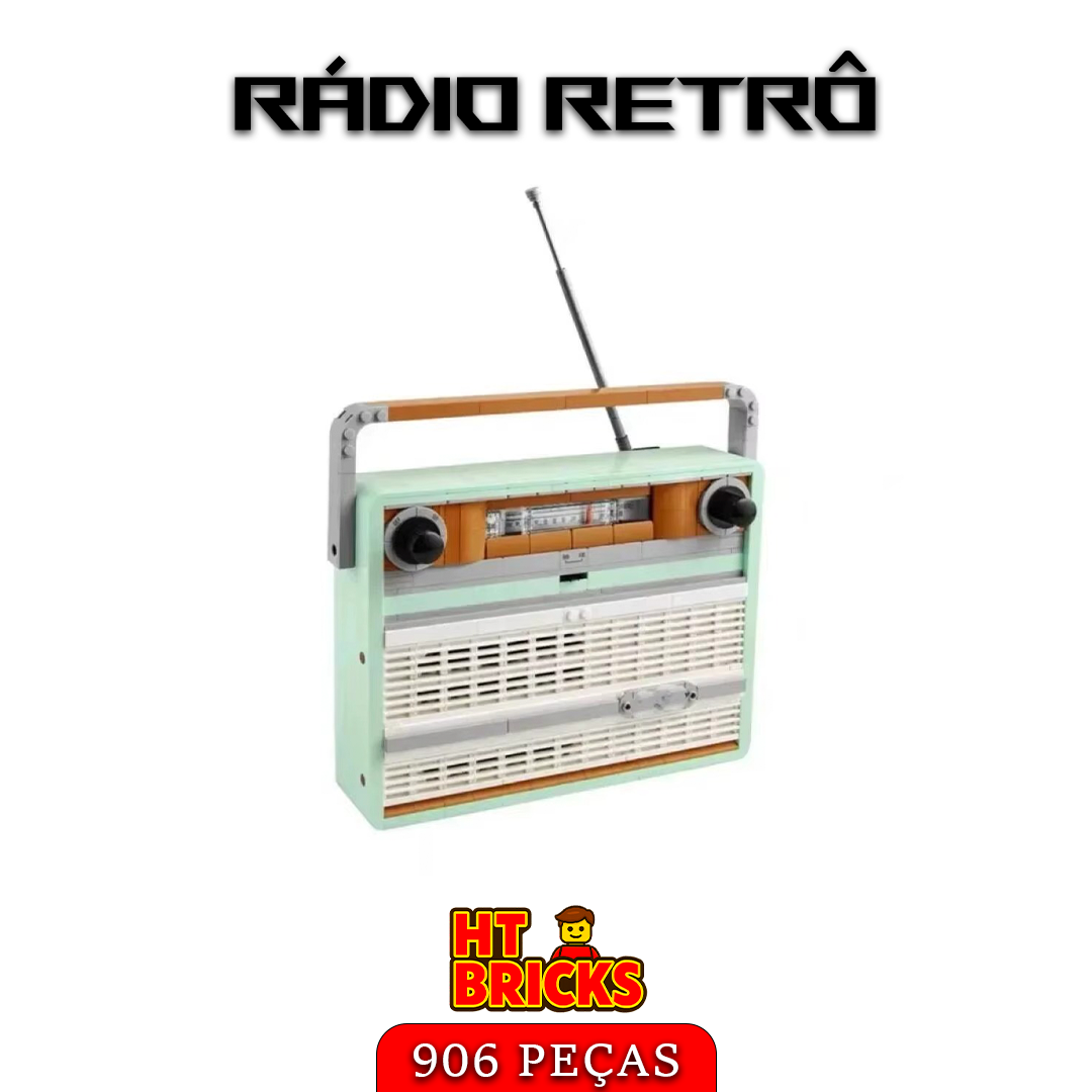 Rádio Retrô – 906 peças