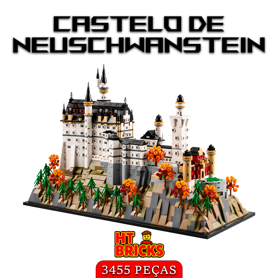Castelo de Neuschwanstein – 3455 peças