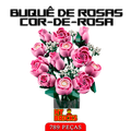 Buquê de Rosas Cor-de-rosa – 789 peças