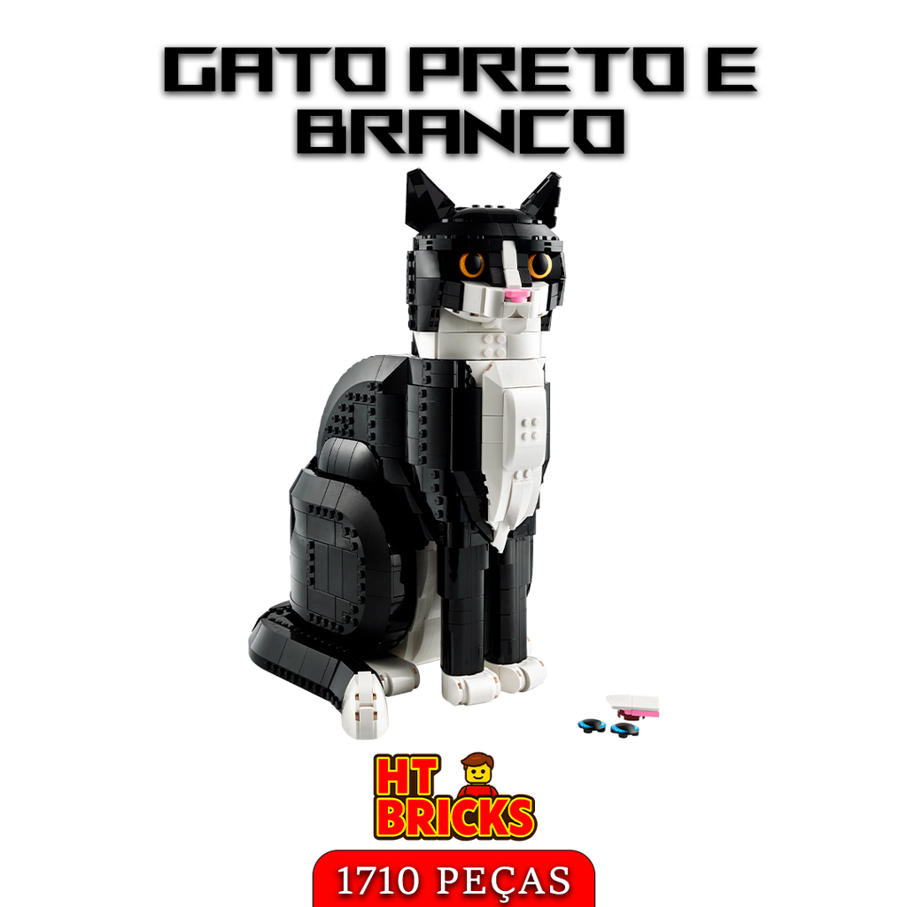Gato Preto e Branco – 1710 peças