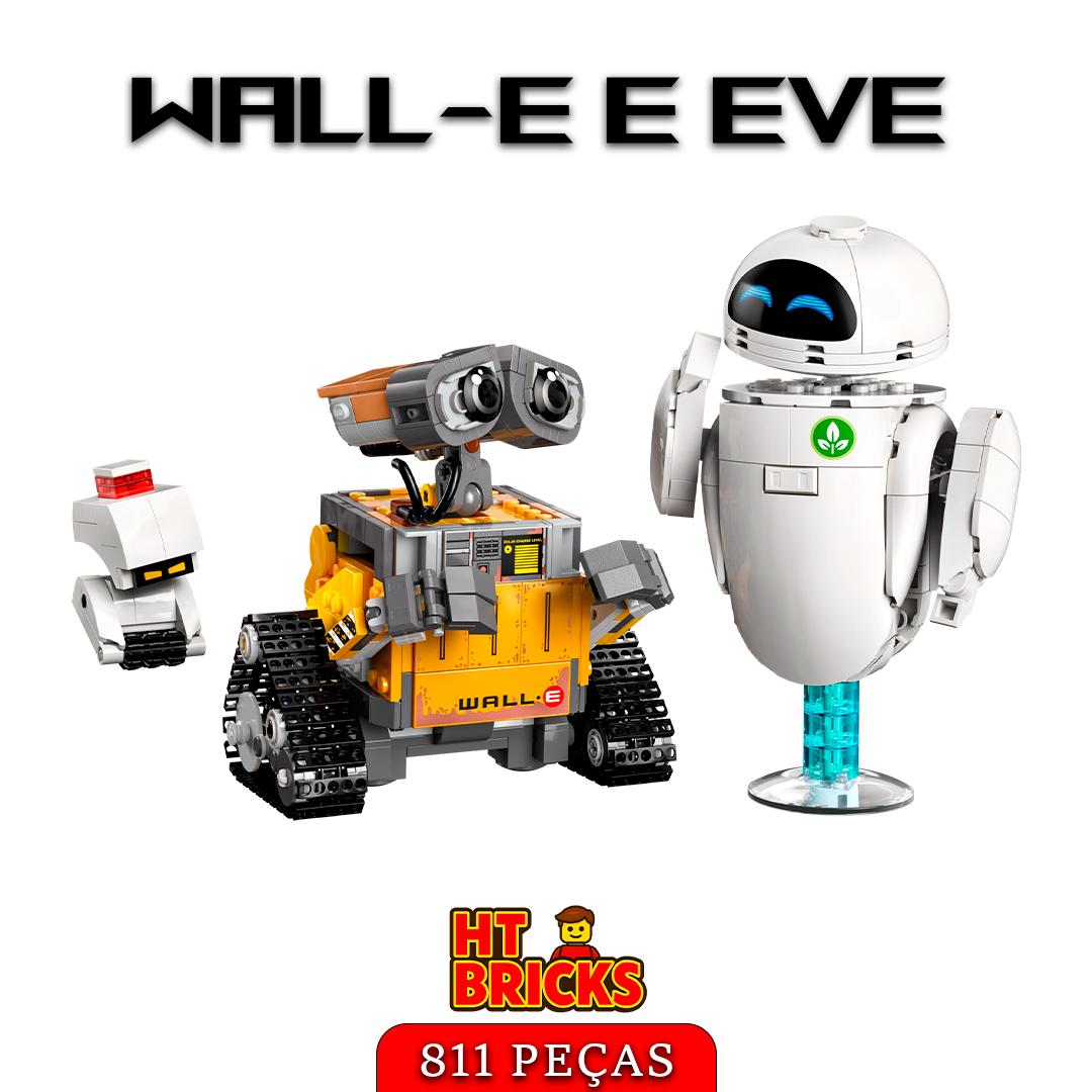 WALL-E e EVE – Disney – 811 peças