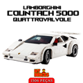 Lamborghini Countach 5000 Quattrovalvole – 1506 peças