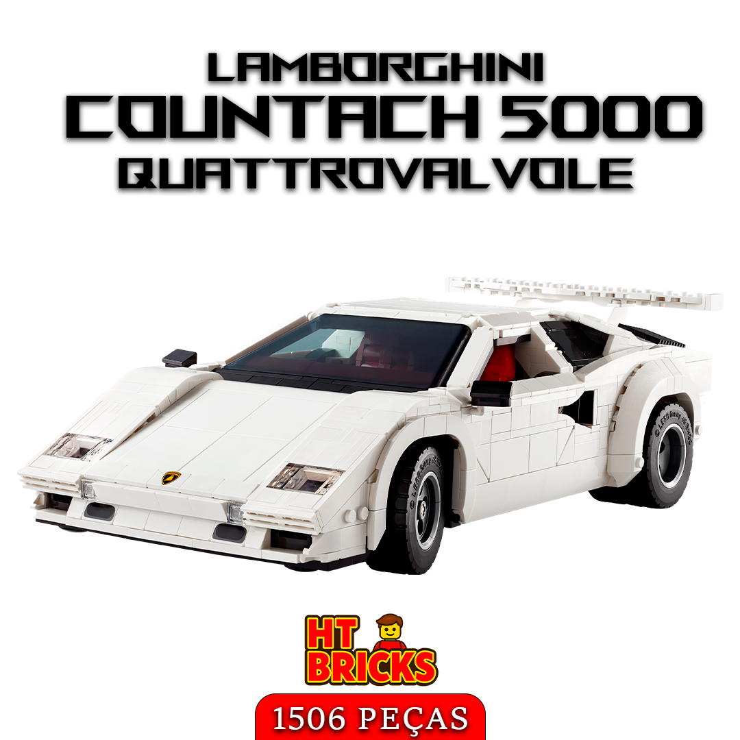 Lamborghini Countach 5000 Quattrovalvole – 1506 peças