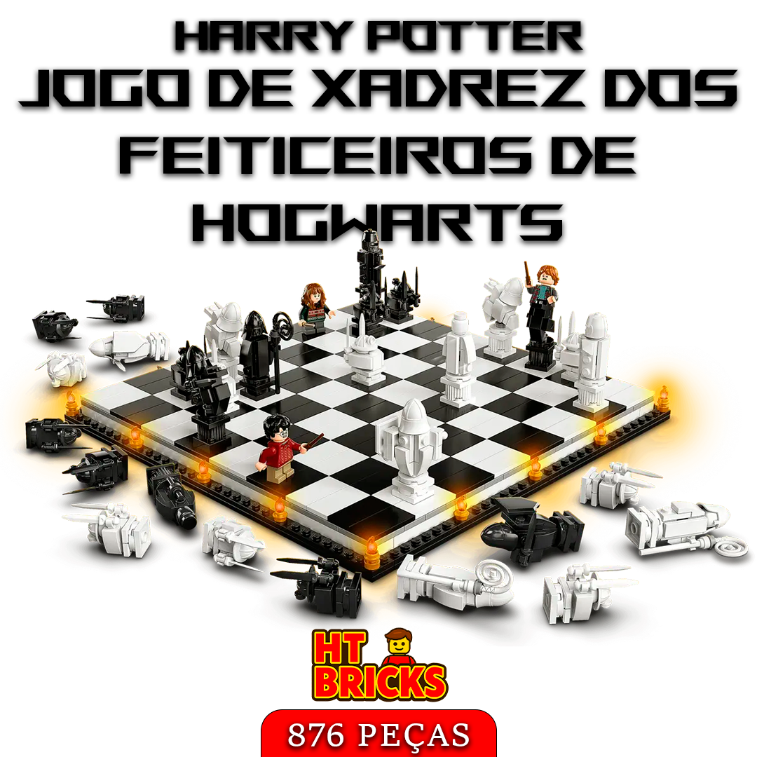 Xadrez Bruxo de Hogwarts – Harry Potter – 876 peças