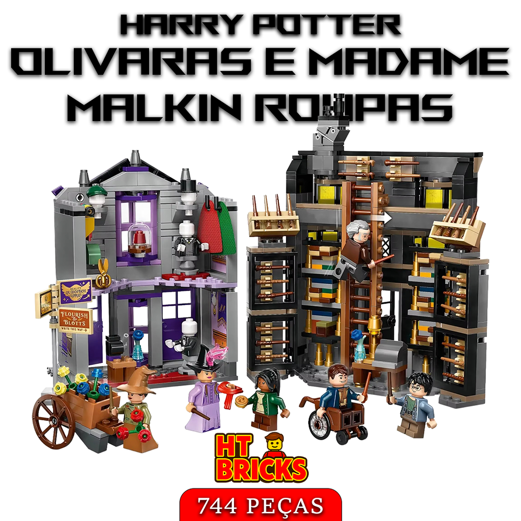 Olivaras e Madame Malkin Roupas – Harry Potter –  744 peças