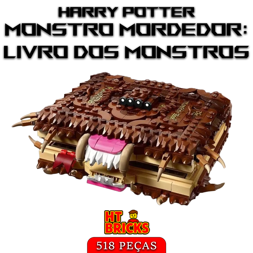 Monstro Mordedor: Livro dos Monstros – Harry Potter – 518 peças