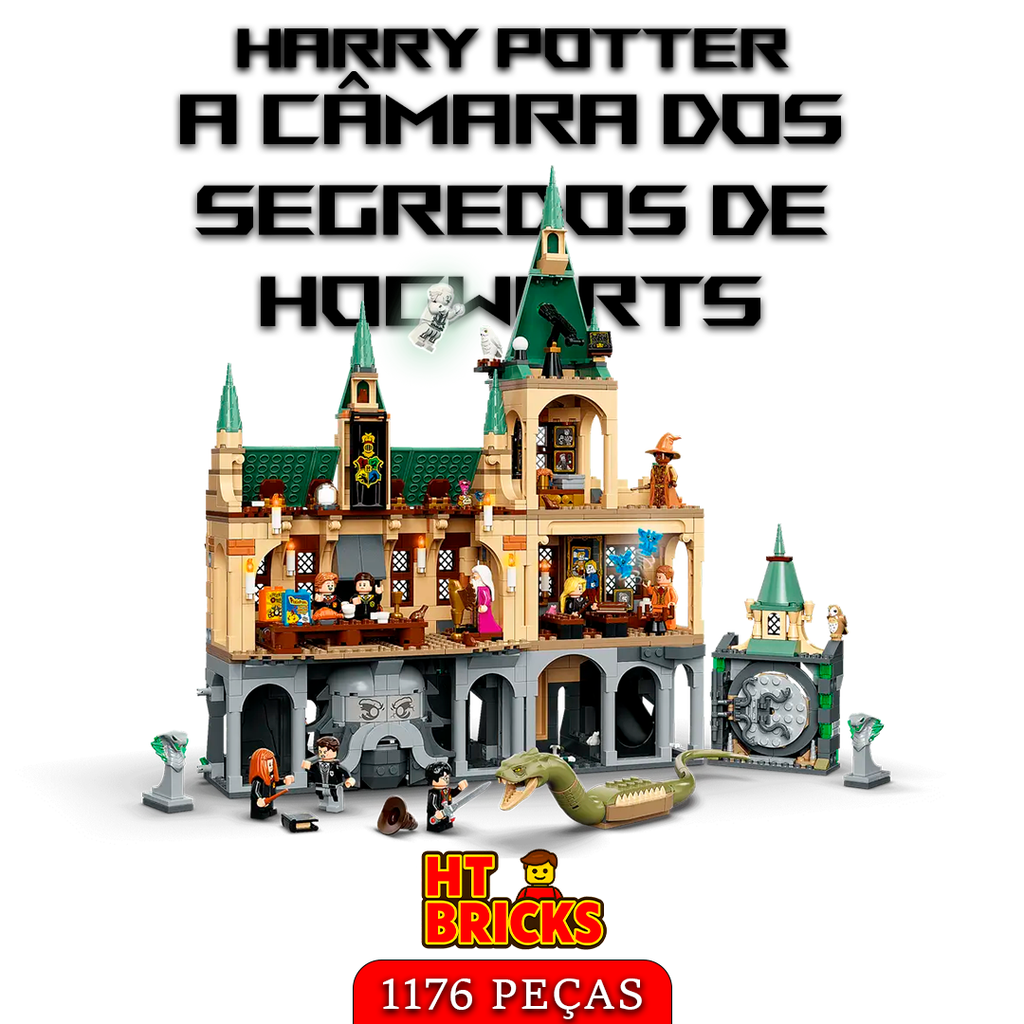 A Câmara dos Segredos de Hogwarts – Harry Potter – 1176 peças