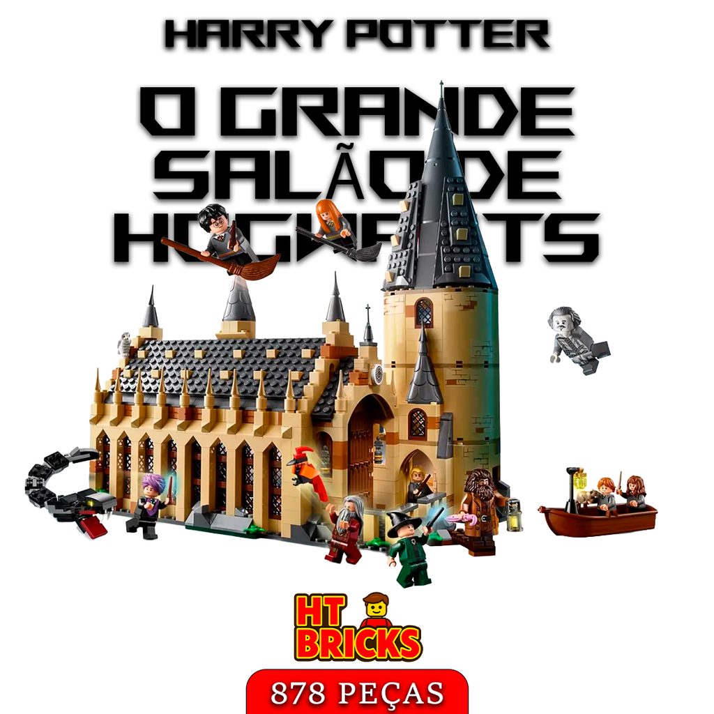 O Grande Salão de Hogwarts – 878 peças